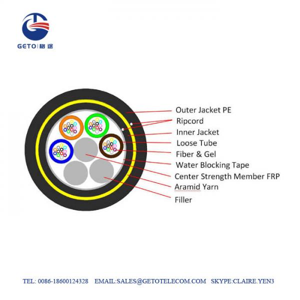 48 Cores SM 6562 Feet ADSS Fiber Optic Cable
