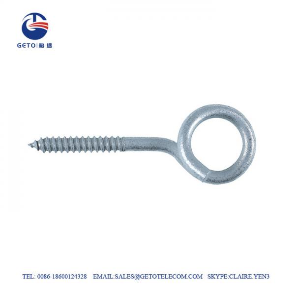  China 6x20mm Optic Fiber Outdoor Wire Anchor 500N Pigtail Screw Hook supplier