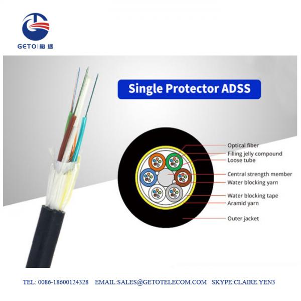  China All Dielectric 2000 Metres OM2 6 Core Fiber Cable supplier