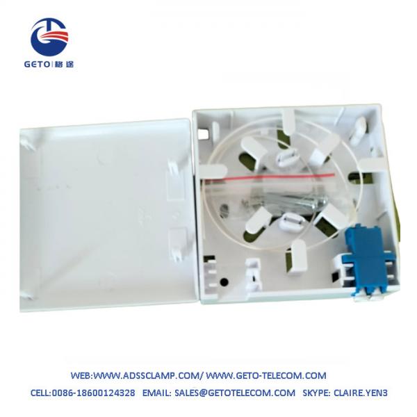  China Drop Cable Fiber Optic Terminal Box Wall Outlet Socket supplier