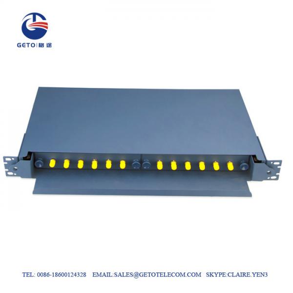  China Empty Box 12 Port Fc St Fiber Optic Patch Panel Rack Mount supplier