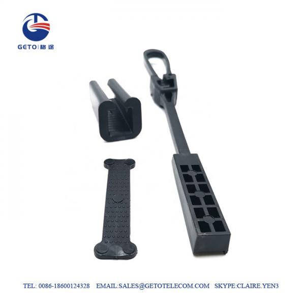 China FTTH Accessories Plastic Drop Wire Cable Tension Clamp supplier