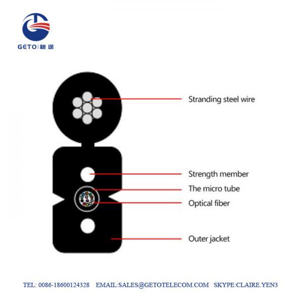 GJYXQCH OM2 4KM 2 Core Outdoor Fiber Optic Cable
