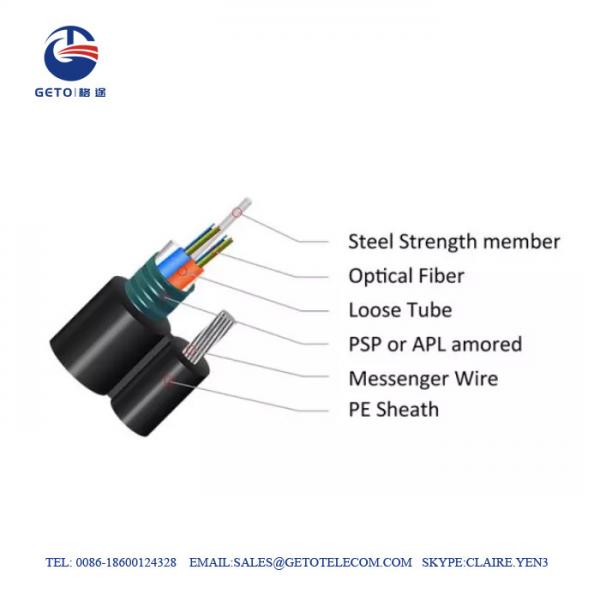  China GYTC8S 12 Core Single Mode Fiber Optic Cable supplier