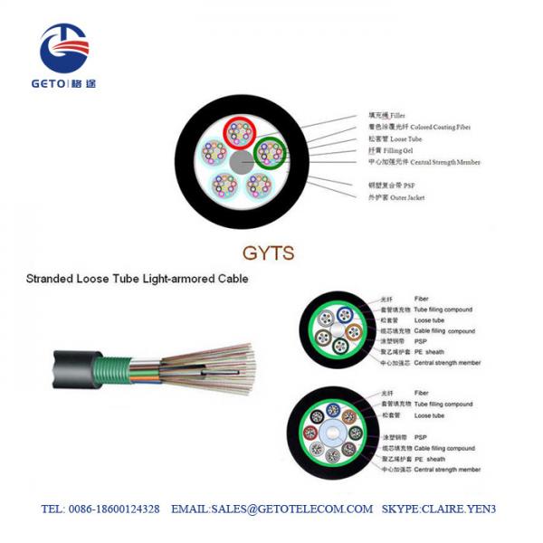 GYTS overhead Underground Outdoor 48 Core Fiber Cable