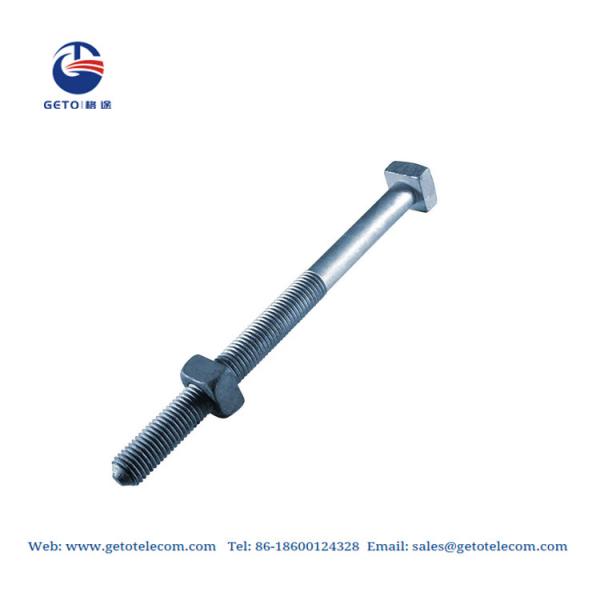 HDG MB Machine ISO 9001 Square Head Nuts And Bolts