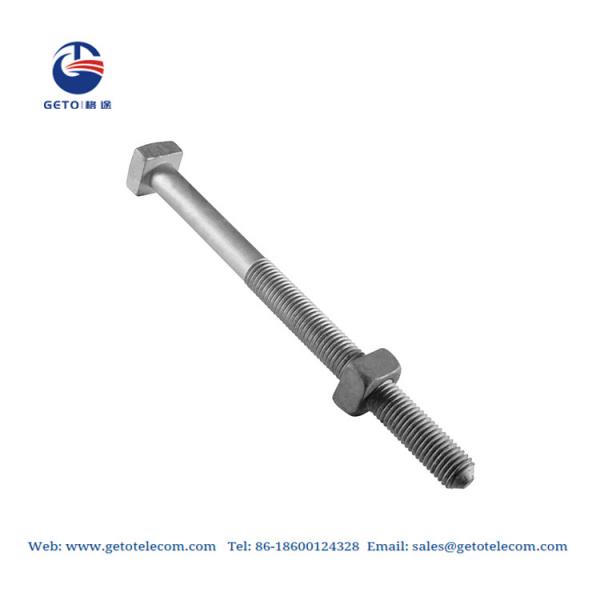 Machine HDG Standard Galvanized Bolts And Nuts