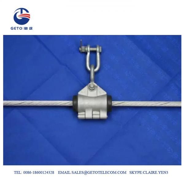  China Outdoor FTTH Helical ADSS Wire Steel Suspension Clamp supplier