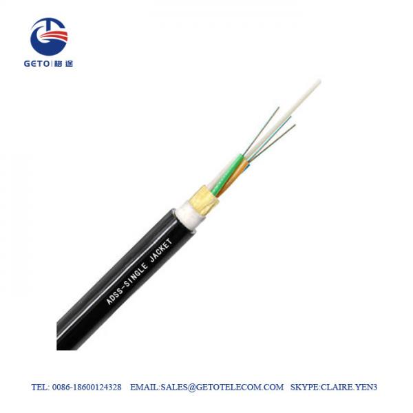 China Single Mode ADSS G657A 96 Cores ITU Flat Drop Cable supplier