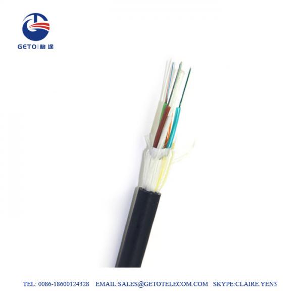  China SM ADSS Metallic Wire G657A 12 Fiber Optic Cable supplier