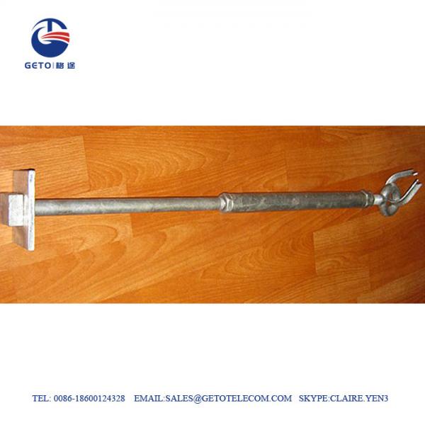 SR ISO9001 6ftx0.5” Galvanized Steel Pole Line Hardwares
