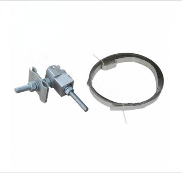 Elector – Insulating Rubber Type Down Lead Clamp For Fixation Of OPGW And ADSS Onto Pole / Tower