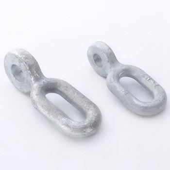 Galvanized Steel Ball Eye Large Rated Failure Load Range 70kN – 550kN