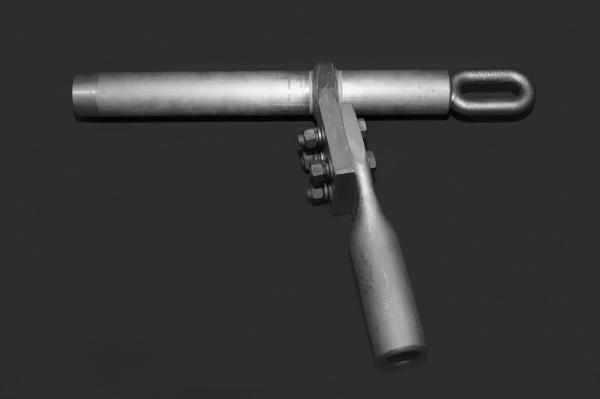 Hot Dip Galvanized Tension Clamp , Aluminum Line Clamps High Tensile Strength