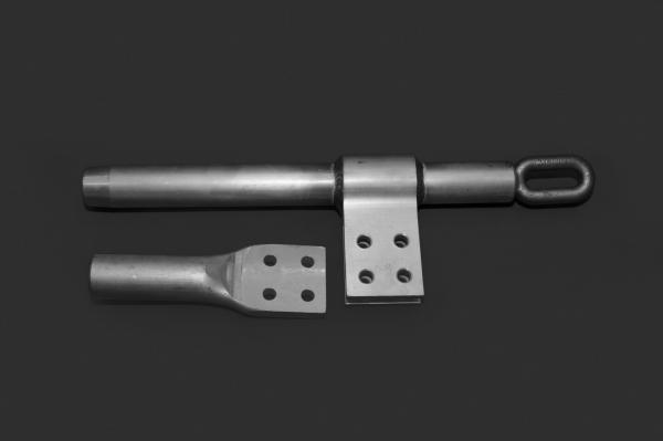 Hydraulic Compression Type Dead End Clamp Clean Surface For Power Transmission