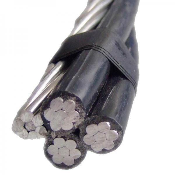  China 600 Volts Xlpe LV Power Cable Aluminum Conductor ABC CABLE 3*35+50 supplier