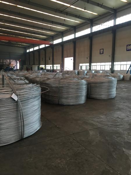  China 99.5% purity Al Aluminum Wire Rod ASTM B 233 Standard For Cable application supplier