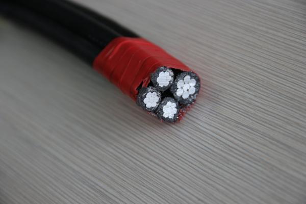  China Aluminum Conductors Pvc Insulation Quadruplex Service Drop Cable Acsr Supported supplier