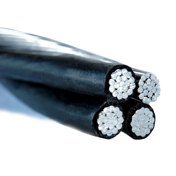  China Insulated XLPE ABC Aluminum Aerial Bundle Conductor Cable Overhead 0.6/1kv supplier