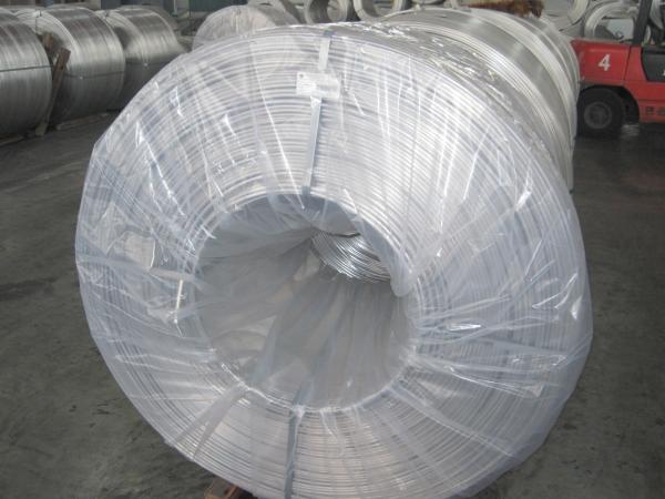  China ISO Certificate 1350 Type 9.5mm Aluminum Rod For Wire Drawing supplier