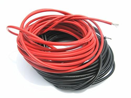 Red Black TUV Approval 10awg 6mm solar dc wire