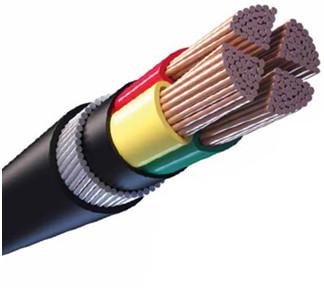  China 4 Core PVC Insulated Cable 5 Core Armoured Polyvinyl Chloride Wire Fireproof supplier
