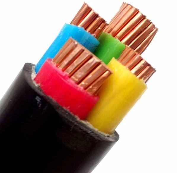 China Black 4 Core PVC Insulated Copper Wire Xlpe Insulated PVC Sheathed Cable supplier