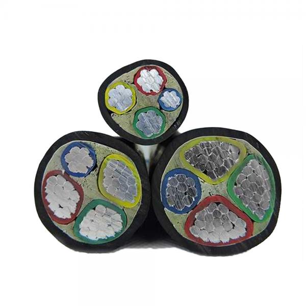  China Direct Burial Aluminum Electrical Cable 4 Core 240mm Instrument Steel Wire supplier