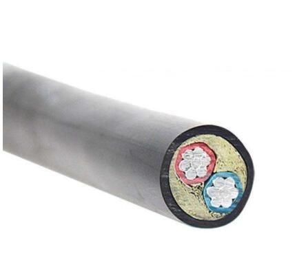 Low Voltage Direct Burial Aluminum Cable PVC Sheathed 2 Cores For Underground