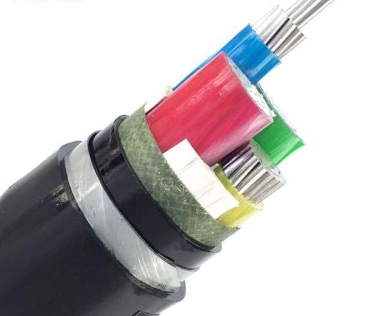  China XLPE Insulated Low Voltage Electrical Cable 4 Core Power Cable SWA Or AWA supplier