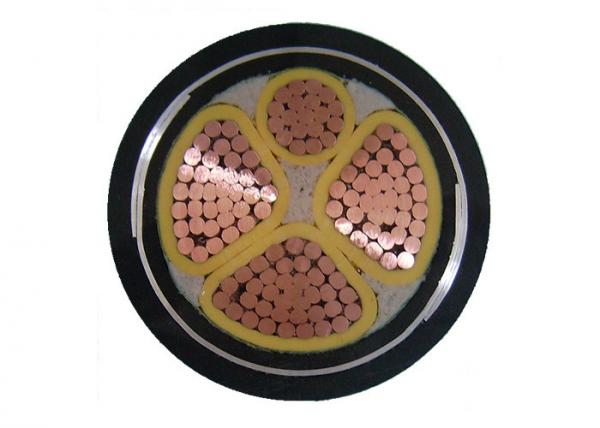 0.6/1kv 4 core copper conductor steel armored power cable 240 sq mm