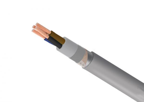  China 0.6 / 1kv XLPE Insulation Flexible Armored Cable Flame Retardant Grey Outer Sheath supplier