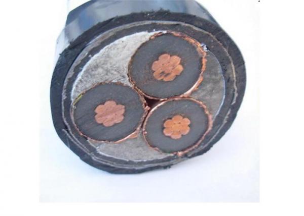  China 11kv Three Core XLPE Insulation Metal Shielded Power Cable / Aluminum Armored Cable supplier