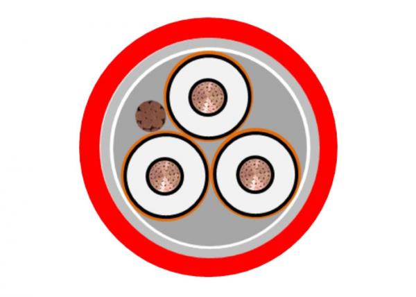 15KV Special Power Cable , 133% TS ARMOR-X PVC Custom Control Cables