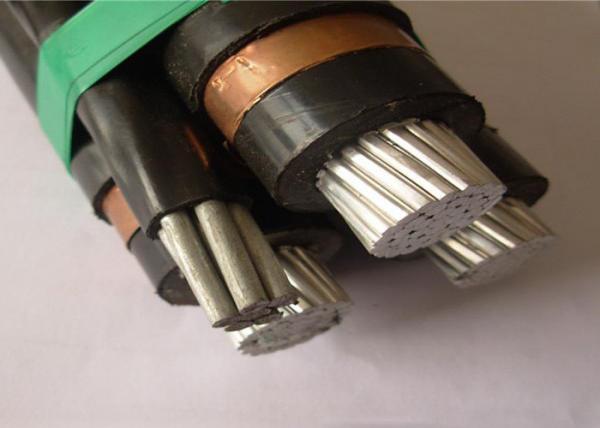  China Aerial Electrical Wire Overdead Triplex Service Drop Cable / Xlpe Aluminium Cable supplier