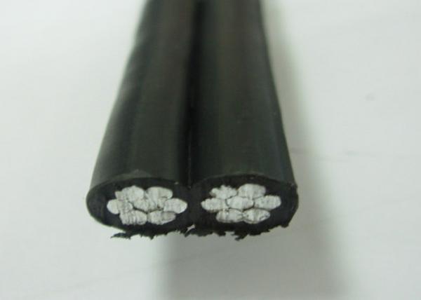  China Aluminum Duplex Service Drop Wire For Overhead Electricity Transportation supplier
