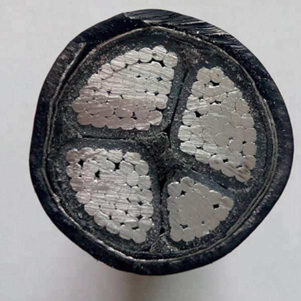 Copper conductor standing wire hdpe outer sheath armoured power cable