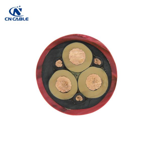  China Flexible Copper Screened Mining Cables Type 61A 0,64/1,1kV Rubber Mine Cable supplier