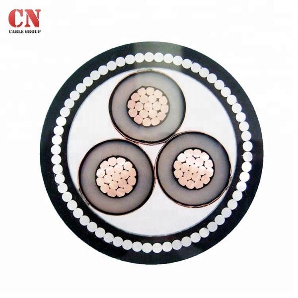 Medium Voltage 3core 15KV CU/XLPE/SWA/PVC Steel Wire Armoured Power Cable