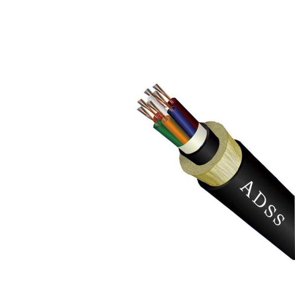  China OEM Single Mode 12 Core G652D Fibra Optica Adss Cable supplier