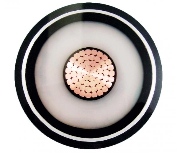  China One Core Copper High Voltage Electrical Cable Currugated Al Sheath supplier