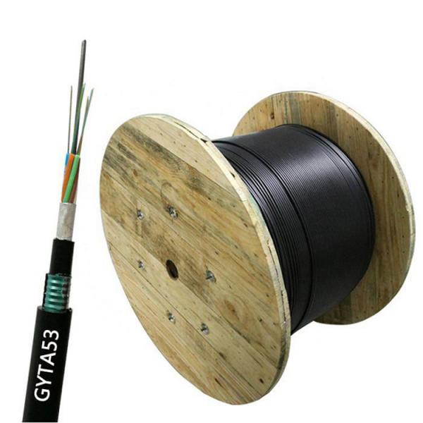 PE Armored Underground Direct Buried Fiber Optic Cable