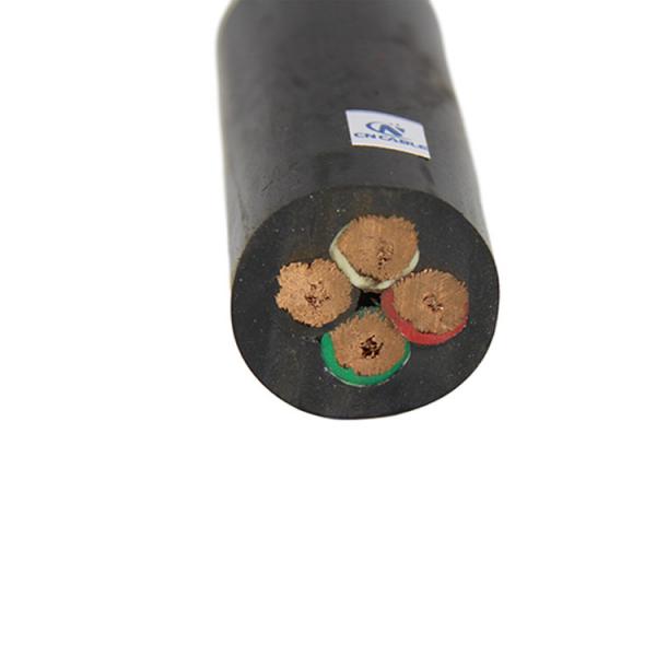 Portable 2 AWG 4 Conductor 2KV Type G Mining Flexible Rubber Cable