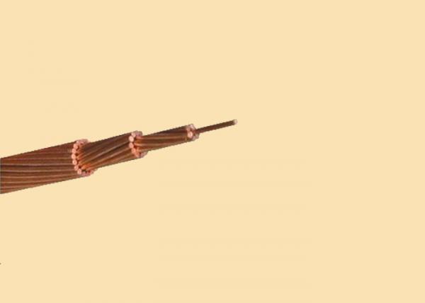  China Soft Drawn Bare Copper BCC Overhead Line Conductor Cable With Unilay Construction supplier