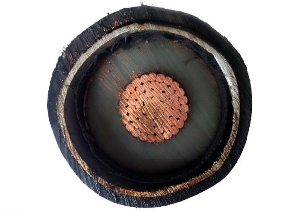  China Waterproof DC 300mm Single Core Cable Extra High Voltage Copper Cable 220KV supplier