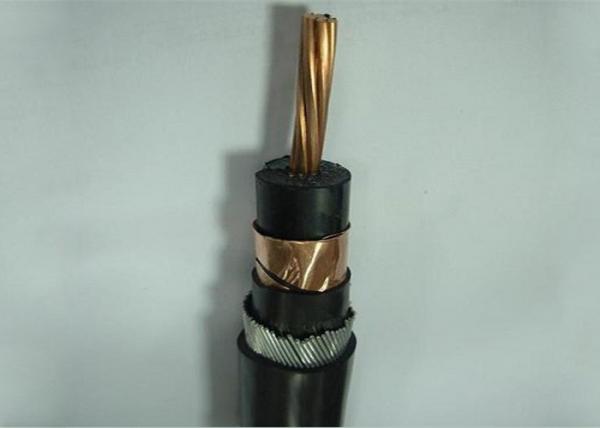  China XLPE / PVC Insulated Steel Tape Armoured MV Power Cable PVC Sheath supplier