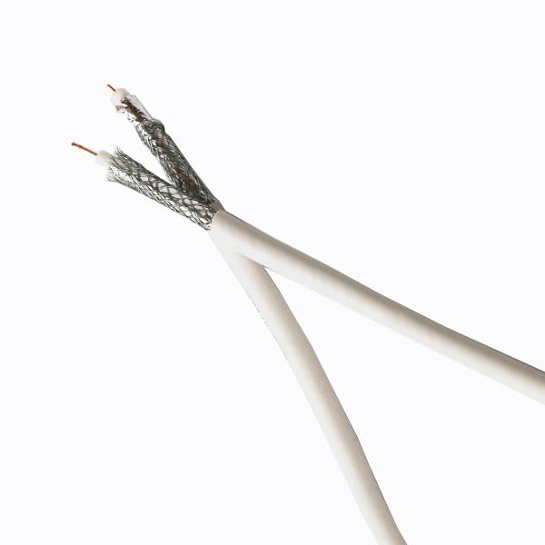  China AL Foil Shielded 30V RG6 RG11 PE Insulated Coaxial Cable supplier