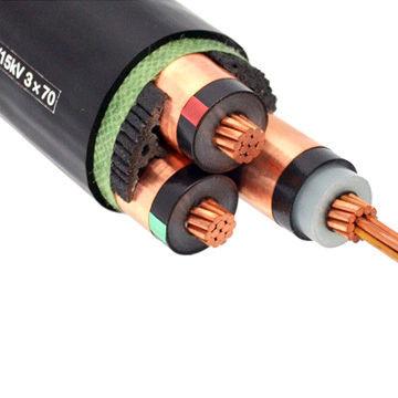 PVC Sheath XLPE Insulated 630mm2 800mm2 12kV MV Power Cables