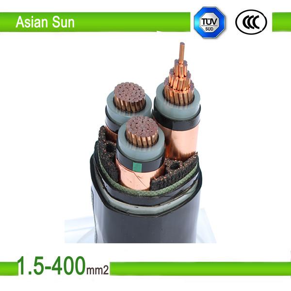  China 0.6/1KV XLPE Insulated PVC Sheath 3*2.5mm2 Electrical Power Cable supplier