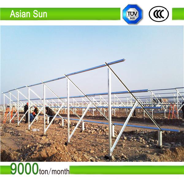  China 100MW solar farm mounting bracket supplier